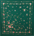 Manila embroidered shawl Mod. Verde Botella 495.870€ #50154840CVVRDBTLL
